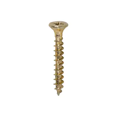 Click Here To Enlarge This Photo Of TIMCO Velocity Premium Multi-Use Countersunk Gold Woodscrews