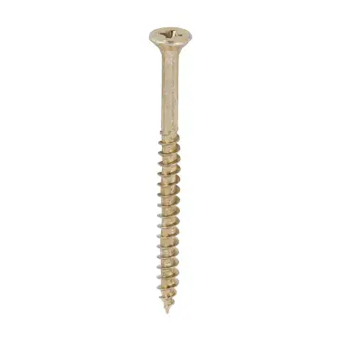 Click Here To Enlarge This Photo Of TIMCO Velocity Premium Multi-Use Countersunk Gold Woodscrews