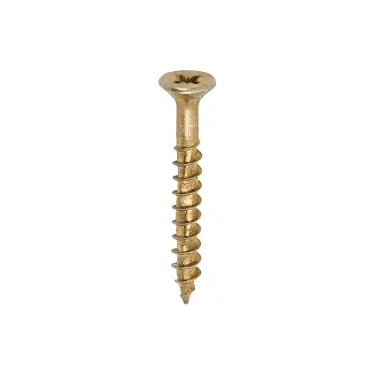 Click Here To Enlarge This Photo Of TIMCO Velocity Premium Multi-Use Countersunk Gold Woodscrews