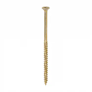 Click Here To Enlarge This Photo Of TIMCO Velocity Premium Multi-Use Countersunk Gold Woodscrews