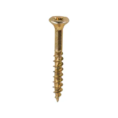 Click Here To Enlarge This Photo Of TIMCO Velocity Premium Multi-Use Countersunk Gold Woodscrews