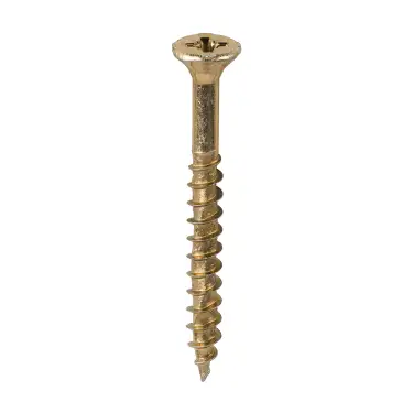 Click Here To Enlarge This Photo Of TIMCO Velocity Premium Multi-Use Countersunk Gold Woodscrews