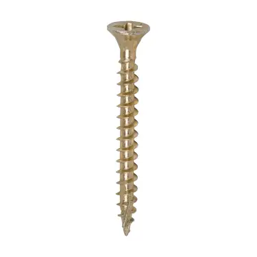 Click Here To Enlarge This Photo Of TIMCO C2 Strong-Fix Multi-Purpose Premium Countersunk Gold Woodscrews