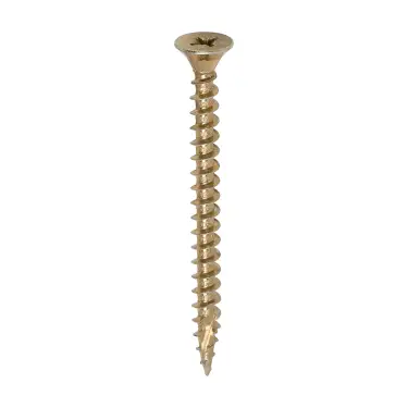 Click Here To Enlarge This Photo Of TIMCO C2 Strong-Fix Multi-Purpose Premium Countersunk Gold Woodscrews