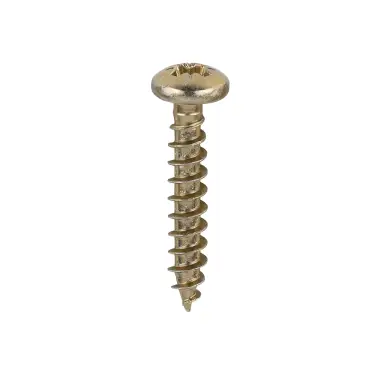 Click Here To Enlarge This Photo Of TIMCO Classic Multi-Purpose Pan Head Gold Woodscrews