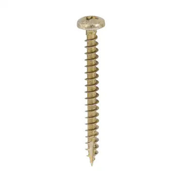 Click Here To Enlarge This Photo Of TIMCO Classic Multi-Purpose Pan Head Gold Woodscrews