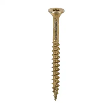 Click Here To Enlarge This Photo Of TIMCO C2 Clamp-Fix Multi-Purpose Premium Countersunk Gold Woodscrews