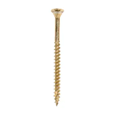 Click Here To Enlarge This Photo Of TIMCO C2 Clamp-Fix Multi-Purpose Premium Countersunk Gold Woodscrews
