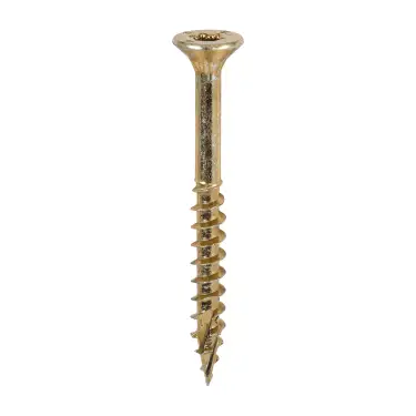 Click Here To Enlarge This Photo Of TIMCO C2 Clamp-Fix Multi-Purpose Premium Countersunk Gold Woodscrews