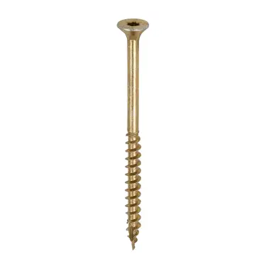 Click Here To Enlarge This Photo Of TIMCO C2 Clamp-Fix Multi-Purpose Premium Countersunk Gold Woodscrews
