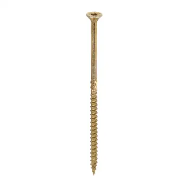 Click Here To Enlarge This Photo Of TIMCO C2 Clamp-Fix Multi-Purpose Premium Countersunk Gold Woodscrews