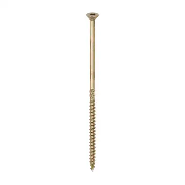 Click Here To Enlarge This Photo Of TIMCO C2 Clamp-Fix Multi-Purpose Premium Countersunk Gold Woodscrews