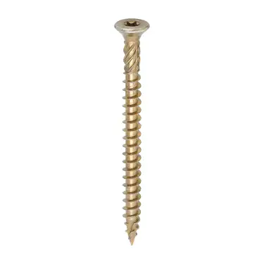 Click Here To Enlarge This Photo Of TIMCO C2 Clamp-Fix Multi-Purpose Premium Countersunk Gold Woodscrews