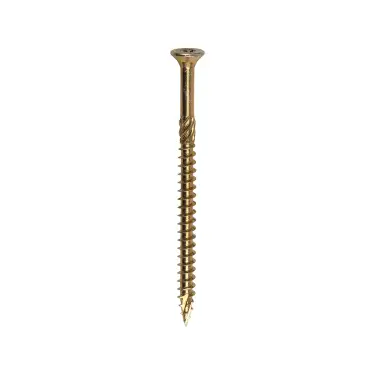 Click Here To Enlarge This Photo Of TIMCO C2 Clamp-Fix Multi-Purpose Premium Countersunk Gold Woodscrews