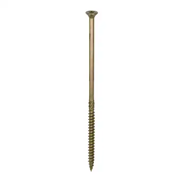 Click Here To Enlarge This Photo Of TIMCO C2 Clamp-Fix Multi-Purpose Premium Countersunk Gold Woodscrews