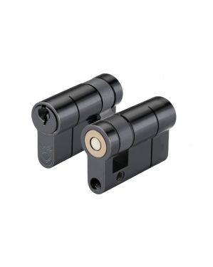Click Here To Enlarge This Photo Of V5EP45SBKE - Zoo Hardware Vier V5 Euro Profile Single Cylinder 45mm &lpar;35&sol;10&rpar; Black