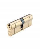 V5EP60DPBE - Zoo Hardware Vier V5 Euro Profile Double Cylinder 60mm &lpar;30&sol;30&rpar; Polished Brass