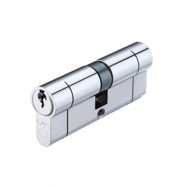 Click Here To Enlarge This Photo Of V5EP80DPCE - Zoo Hardware Vier V5 Euro Profile Double Cylinder 80mm &lpar;40&sol;40&rpar; Polished Chrome