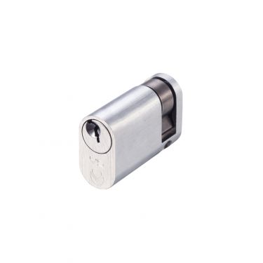 Click Here To Enlarge This Photo Of V5OP40SSCE - Zoo Hardware Vier V5 Oval Profile Single Cylinder 40mm &lpar;30&sol;10&rpar; Satin Chrome