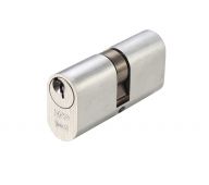 V5OP80DSCE - Zoo Hardware Vier V5 Oval Profile Double Cylinder 80mm &lpar;40&sol;40&rpar; Satin Chrome