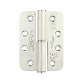 VLHR243RS - Zoo Hardware Vier Grade 11 Lift Off Hinges &lpar;Radius&rpar; 102 x 76 x 3mm &lpar;Right Hand&rpar; - Satin Stainless Steel