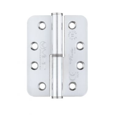 Click Here To Enlarge This Photo Of VSLHL43RCP - Zoo Hardware Vier Grade 11 Lift Off Hinges &lpar;Radius&rpar; 102 x 76 x 3mm &lpar;Left Hand&rpar; Polished Chrome