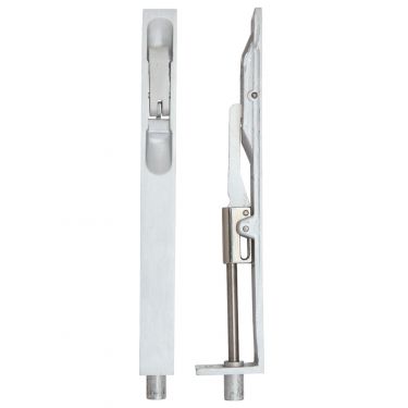 Click Here To Enlarge This Photo Of ZAA03SA - Zoo Hardware Lever Action Flush Bolt 200 x 20mm &lpar;Square&rpar; Aluminium