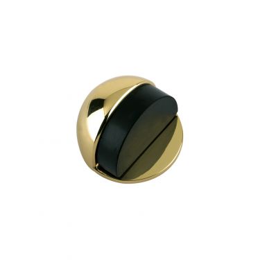 Click Here To Enlarge This Photo Of ZAB06 - Zoo Hardware Oval Floor Mounted Door Stop &lpar;Concealed Fix&rpar; Polished Brass