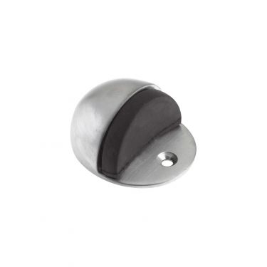 Click Here To Enlarge This Photo Of ZAB06BSC - Zoo Hardware Oval Floor Mounted Door Stop &lpar;Face Fix&rpar; Satin Chrome