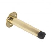 ZAB09B - Zoo Hardware 90mm Wall Mounted Door Stop &lpar;Face Fix&rpar; Polished Brass