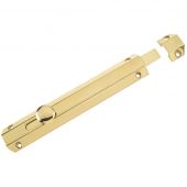 ZAB100C - Zoo Hardware Surface Bolt 202mm Polished Brass