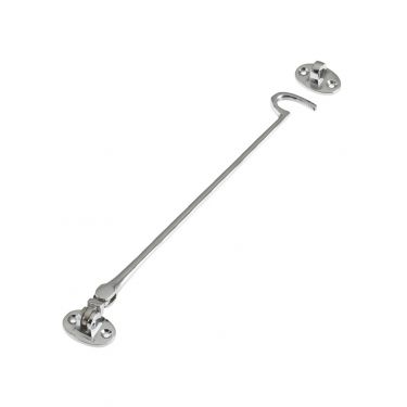 Click Here To Enlarge This Photo Of ZAB65CP - Zoo Hardware Cabin Hook &lpar;Heavyweight&rpar; 12" Polished Chrome