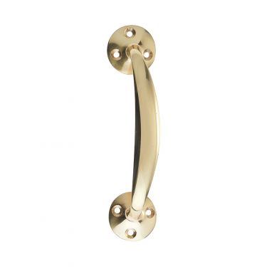 Click Here To Enlarge This Photo Of ZAB83 - Zoo Hardware Victorian Bow Handle &lpar;150mm&rpar; Polished Brass