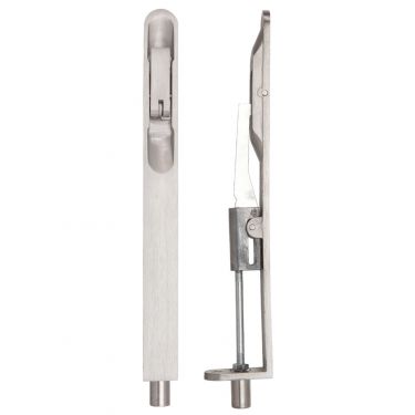 Click Here To Enlarge This Photo Of ZAS03RSS - Zoo Hardware Lever Action Flush Bolt 200 x 20mm &lpar;Radius&rpar; Satin Stainless Steel
