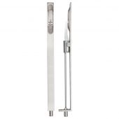 ZAS05SS - Zoo Hardware Lever Action Flush Bolt 305 x 20mm &lpar;Square&rpar; Satin Stainless Steel