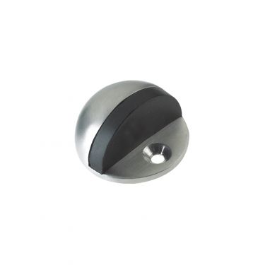 Click Here To Enlarge This Photo Of ZAS06BSS - Zoo Hardware Oval Floor Mounted Door Stop 45mm &lpar;Face Fix&rpar; Satin Stainless Steel