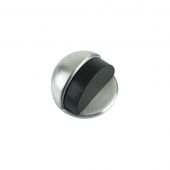 ZAS06SS - Zoo Hardware Oval Floor Mounted Door Stop 45mm &lpar;Concealed Fix&rpar; Satin Stainless Steel