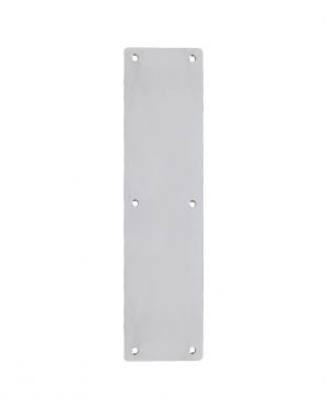 Click Here To Enlarge This Photo Of ZAS32RCSS - Zoo Hardware Finger Plate with Radius Corners &lpar;Plain&rpar; 75mm x 475mm Satin Stainless Steel
