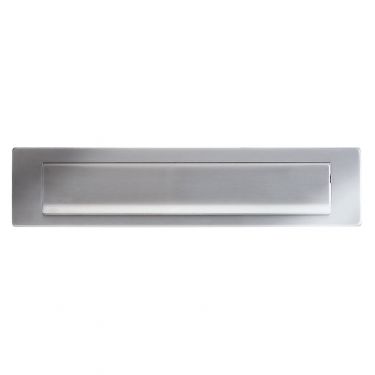 Click Here To Enlarge This Photo Of ZAS37SS - Zoo Hardware Letter Plate &lpar;Satin Stainless Steel&rpar; Size&colon; 340x76mm - C&sol;C&colon; 312mm - Aperture&colon; 278x45mm