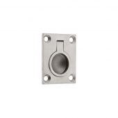 ZAS43SS - Zoo Hardware Flush Ring Pull &lpar;48 x 38mm&rpar; Satin Stainless Steel