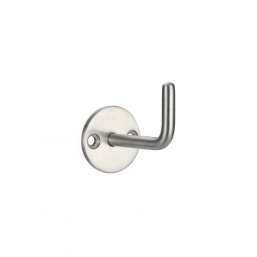Click Here To Enlarge This Photo Of ZAS74SS - Zoo Hardware Circular Single Robe Hook - Satin Stainless Steel
