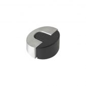 ZAS87SS - Zoo Hardware Sloped Floor Mounted Door Stop &lpar;45mm dia&rpar; Satin Stainless Steel