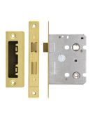 ZBC76PVD - Zoo Hardware Contract Residential Bathroom Lock 76mm &lpar;57mm Backset&rpar; Polished Brass