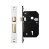 ZBSCS67SS - Zoo Hardware British Standard 5 Lever Roller Sashlock - 67mm &lpar;40mm Backset&rpar; Chubb Retro Fit 3K74 - Satin Stainless Steel
