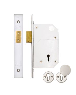 Click Here To Enlarge This Photo Of ZCRD73SS - Zoo Hardware 5 Lever Deadlock - 73mm &lpar;44mm backset&rpar; Chubb Retro Fit 3G110 Satin Stainless Steel
