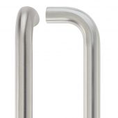 ZCS2D300CS - Zoo Hardware 300mm x 22mm Bolt Through 'D' Pull Handle &lpar;Grade 201&rpar; Satin Stainless Steel