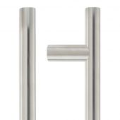 ZCS2G600BS - Zoo Hardware 700mm o&sol;a x 600mm c&sol;c x 19mm dia T-Bar Guardsman Pull Handle &lpar;Grade 201&rpar; Satin Stainless Steel