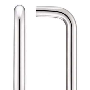 Click Here To Enlarge This Photo Of ZCSD425BP - Zoo Hardware 425mm x 19mm Bolt Through 'D' Pull Handle &lpar;Grade 304&rpar; Polished Stainless Steel