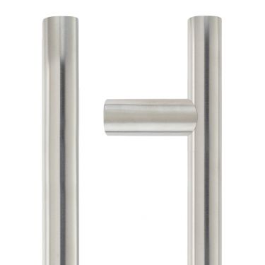 Click Here To Enlarge This Photo Of ZCSG600BS - Zoo Hardware 700mm o&sol;a x 600mm c&sol;c x 19mm dia T-Bar Guardsman Pull Handle &lpar;Grade 304&rpar; Satin Stainless Steel