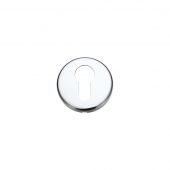 ZCZ001CP Zoo Hardware Stanza Euro Profile Escutcheon &lpar;52mm dia&rpar; Polished Chrome &lpar;Contract Range&rpar;